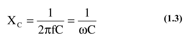 电容器的阻抗与电源的频率成反比的关系